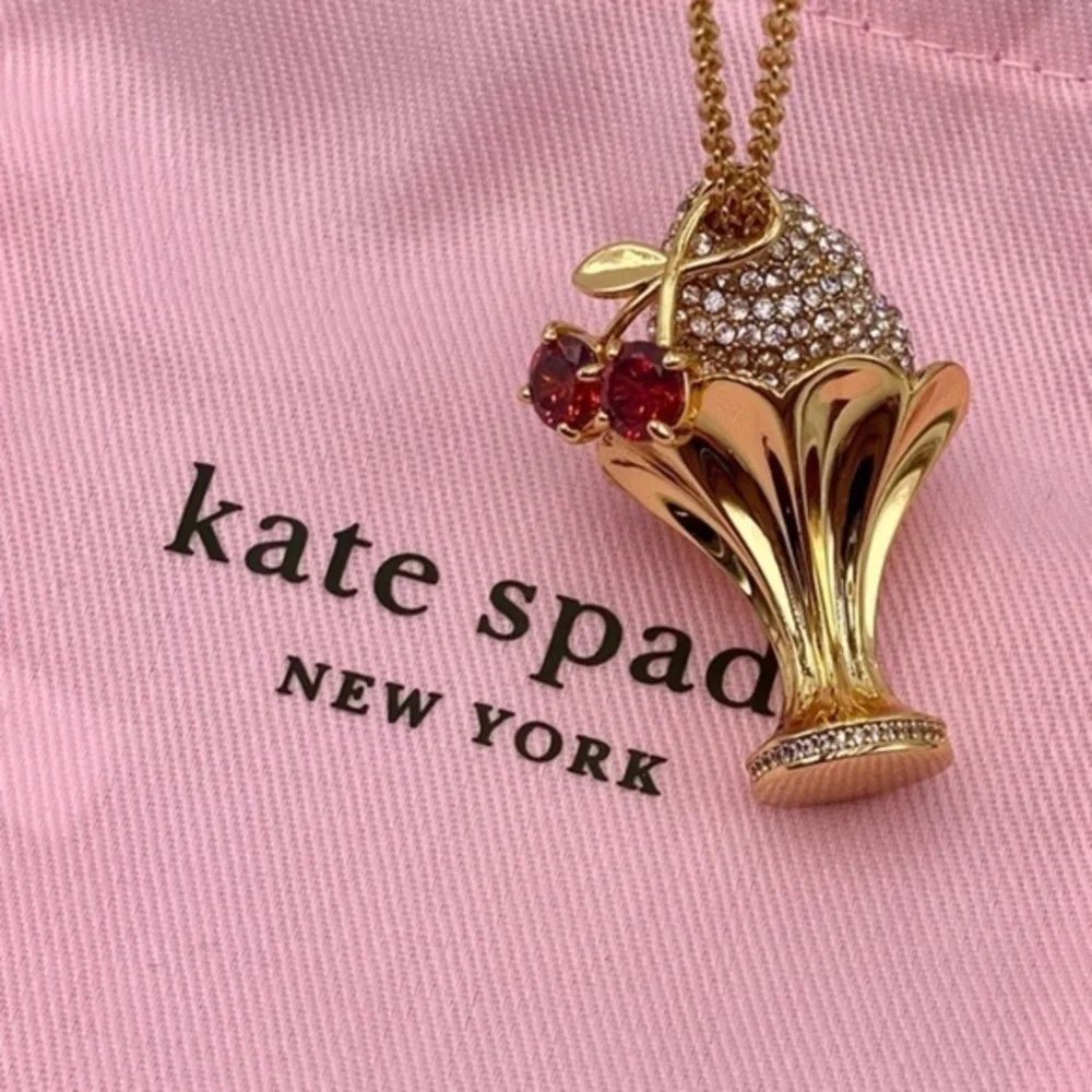 Kate Spade Ice Cream Sundae Pendant Necklace